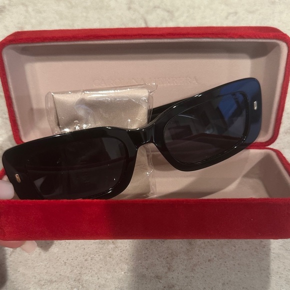 Carolina Herrera Black Sunglasses - Picture 3 of 3